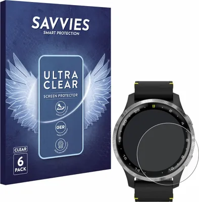 Produktbild von 6x Für Garmin D2 Air Schutzfolie Savvies Displayschutz Display Schutz Folie Klar Transparent