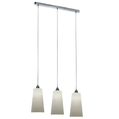 Produktbild von Pendelleuchte Pendellampe 3xE27 Nickelmatt Hängeleuchte modern IP20 150cm höhenverstellbar