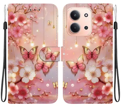 Produktbild von Für Xiaomi Redmi 15C 5G / 4G / Poco C85 5G Design Kunstleder Motiv Wallet Hülle