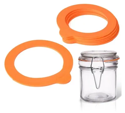 Obrázok produktu pre Vymeniteľné silikónové tesnenia na plechovky so svorkou, 6-bal