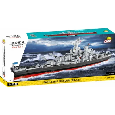 Image de COBI Battleship Missouri, jeu de construction (maÃ  échelle 1:300)
