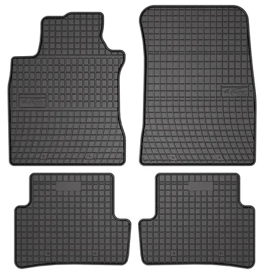 Image de Tapis de sol en caoutchouc pour Renault Modus 2004-2012 (monospace) – 4 pièces, noirs, sur mesure