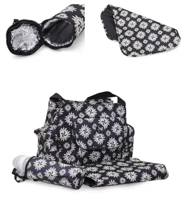 Produktbild von Cangaroo Wickeltasche Karina mit Wickelunterlage, Isoliertasche f. Babyflaschen