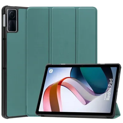 Obrázok produktu pre Puzdro pre Xiaomi Redmi Pad 2022 I83 10,61" Ochranný kryt s funkciou stojana a funkciou automatického spánku/prebudenia v zelenej farbe