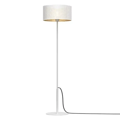 Immagine prodotto di Lampada da terra Euluna "Jovin" in metallo bianco