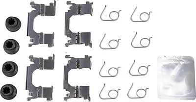 Produktbild von METZGER 109-0053 Zubehörsatz Scheibenbremsbelag Vorne für NISSAN Qashqai II (J11, J11) für OPEL GRANDLAND X (A18) für RENAULT Kadjar (HA, HL)