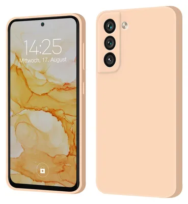 Produktbild von Hülle für Samsung Galaxy S21 FE Case Cover Bumper Smartphone Softgrip Schutzhülle Farbe: Rosa