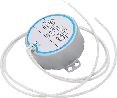 Zdjęcie produktu dla Silnik synchroniczny, metalowa obudowa, elektryczny, elastyczny, obracający się zgodnie z ruchem wskazówek zegara, jednokierunkowy, AC 220–240 V, 2,5 obr./min, TY 50AF