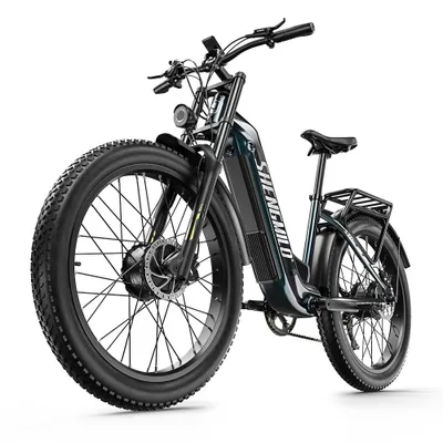 Produktbild von SHENGMILO S700 PRO für Erwachsene All-Terrain E-Bike,48V 25Ah,26×3.0 Zoll,2x80N·M,Dual-Drive,80-90 km,120 kg