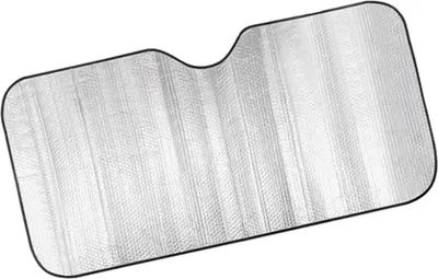 Zdjęcie produktu dla Osłona przeciwsłoneczna do samochodu, folia aluminiowa, grubsza izolacja termiczna, osłona przedniej szyby do samochodów ciężarowych, duża, 140 x 70 cm