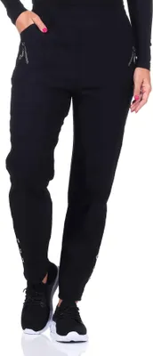 Produktbild von Thermohose mit leichtem Fleece 38 - 52 Damen Stretch Hose Übergang mit Gummibund