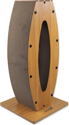 Produktbild von Kratzbaum Epic Pet in Ovalform mit Spielzeug 30x30x61cm