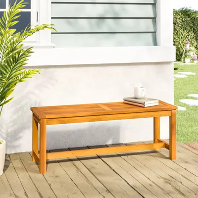 Image de The Living Store Banc de jardin 110x35x45 cm Bois massif d'acacia