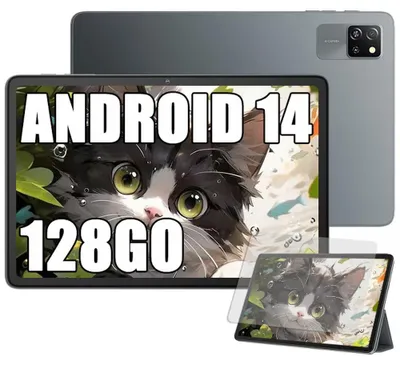 Produktbild von Blackview Tab 60 Wi-fi, 25,6 cm (10.1"), 800 x 1280 Pixel, 128 GB, 4 GB, Android 14, Grau