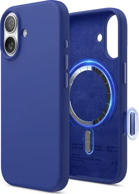 Produktbild von ELAGO Handyhülle für iPhone 17, Silikon Soft Case Magsafe, Cobalt Blue