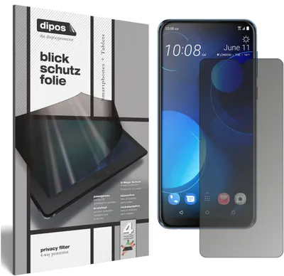 Produktbild von Blickschutzfolie für HTC Desire 19 Plus matt Schutzfolie Folie Display Schutz dipos