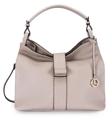 Image de L.CREDI sac à épaule sac à épaule bandoulière Santina Hobo Bag Dusty taupe