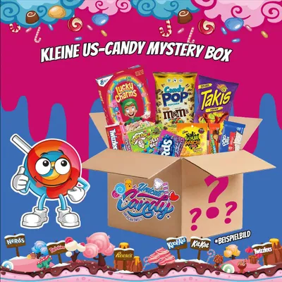 Imagen del producto de Caja de sorpresas de dulces estadounidenses de tamaño pequeño