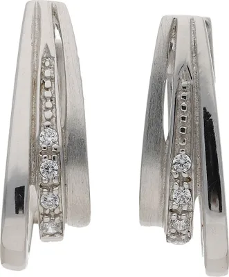 Produktbild von JuwelmaLux Creolen 925 Silber mit Zirkonia JL30-06-1935