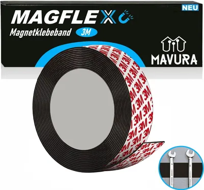 Obrázok produktu pre MAGFLEX magnetická páska samolepiaca magnetická lepiaca páska magnetické pásky, magnetická fólia magnetické pásky fólia magnetická lepiaca páska 3m (4,98€/M)