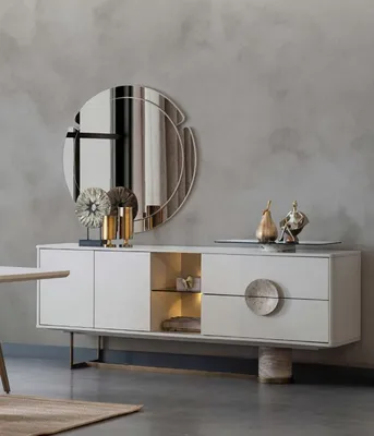 Productafbeelding van Luxe commode, industriële stijl, dressoir, moderne kasten, dressoiren, kast, 208 cm