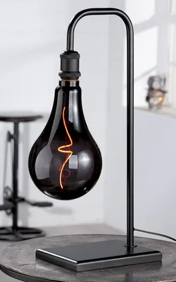 Immagine prodotto di Gilde Tischleuchte, "Bulb", Metall, schwarz, VE 1, L. 17 cm, B. 28 cm, H. 57 cm 79916 4063387799161