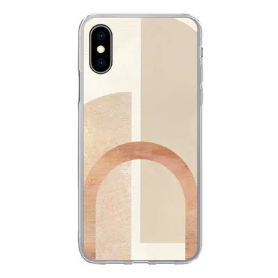 Produktbild von MuchoWow® Handyhülle Schutzhülle Hülle für iPhone X Marmor - Muster - Rosa Silikon Softcase Handy Hülle - Handyhülle
