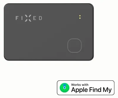 Obrázek produktu pro Smart tracker FIXED Tag Card s podporou Find My, bezdrátové nabíjení – Černá