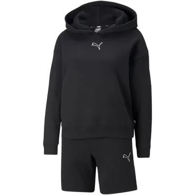 Image de PUMA Femmes Loungewear Shorts Combinaison, Couleur:Noir, Taille:S