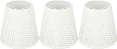 Zdjęcie produktu dla 3Pcs E14 Abażur z tkaniny beczkowej Nowoczesny minimalistyczny abażur z tkaniny Lampy nocne do sypialni Abażur do żyrandola Lampa ścienna