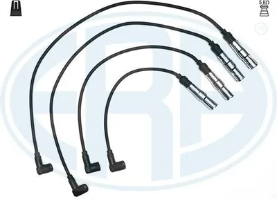 Produktbild von ERA 883015 Zündkabelsatz Zündleitungssatz für VW Golf IV Schrägheck (1J1) GOLF III (1H1) Golf IV Variant (1J5) für AUDI A3 Schrägheck (8L1) für SEAT