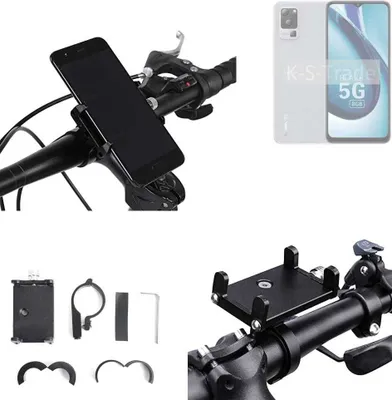 Produktbild von K-S-Trade Handyhalterung für das Fahrrad kompatibel mit Lava Blaze 1X 5G Halter Lenkstange Fahrradhalterung Motorrad Bike Mount Befestigung