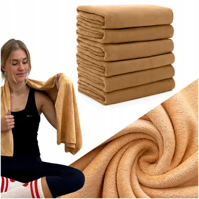 Obrázek produktu pro Łóżkoholicy Sada 6 rychleschnoucích osušek z mikrovlákna 50x90 cm