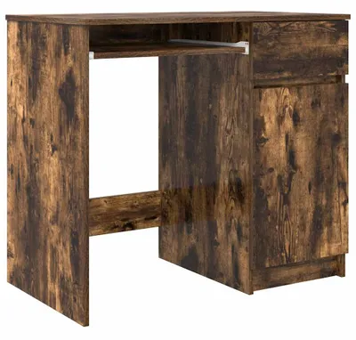 Produktbild von vidaXL Schreibtisch Räuchereiche 86x49x76 cm Holzwerkstoff