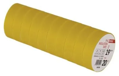 Obrázek produktu pro Izolační páska PVC 19mm / 20m žlutá