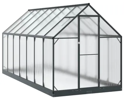 Immagine prodotto di Serra da giardino vidaXL con porta, antracite, 183,5 x 423,5 x 207 cm