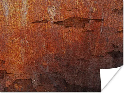 Produktbild von MuchoWow® Poster Rost - Vintage - Stahl 160x120 cm - Foto Plakat