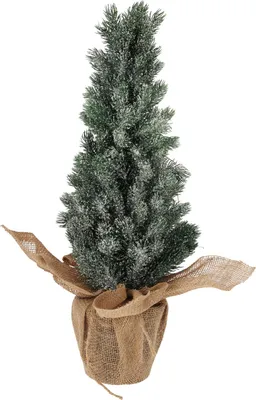 Produktbild von Künstlicher Weihnachtsbaum Tannenbaum im Topf 25x25x65cm, Schneezweige