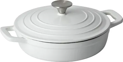 Produktbild von XANTEN 7-teiliges Topf-Set, Gusseisen, weiß
