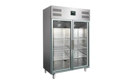 Produktbild von SARO Gewerbekühlschrank mit Glastüren - 2/1 GN, Modell GN 1200 TNG