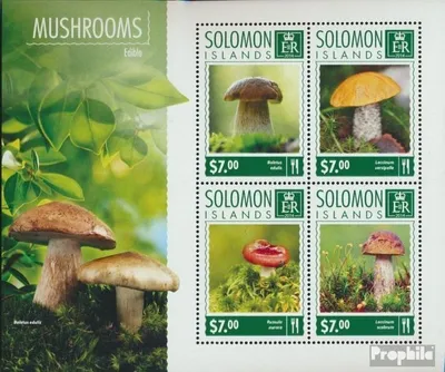 Produktbild von Briefmarken Salomoninseln 2014 Mi 2797-2800 Kleinbogen (kompl. Ausg.) postfrisch Pilze