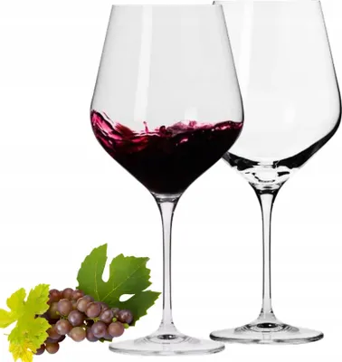 Produktbild von Krosno 6x860ml Gläser für ROTWEIN BURGUNDER SPLENDOUR CRYSTALLINE