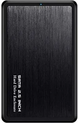 Produktbild von System-S USB 3.0 Micro B Festplattengehäuse 2, 5 Zoll SATA 1 2 3 HDD in Schwarz