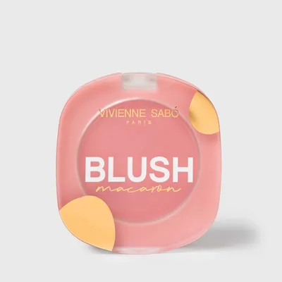 Produktbild von Vivienne Sabo - Matte face blush  "Macaron" 02 Cool Pink