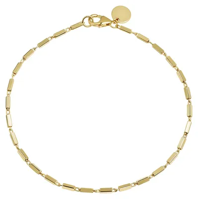 Produktbild von V Armband 925/- Sterling Silber 19cm gelb 358260169V