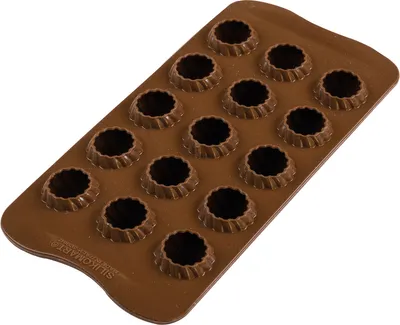 Produktbild von Silikomart Scg47 Choco Flame, Silikon, Braun, Italien, 11 cm, 24 cm, 2,8 cm