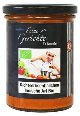 Produktbild von Schrader Kichererbsen-Bällchen Indische Art Bio