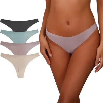 Immagine prodotto di Confezione Da 4 Slip String "Girlpal R. S" Senza Cuciture