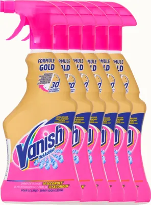 Zdjęcie produktu dla Vanish Oxi Action Gold Spray do usuwania plam – 6x500 ml
