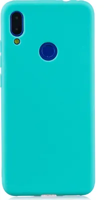 Produktbild von Für Redmi 7 Lovely Candy Color Matte TPU Anti-Scratch rutschfeste Schutzhülle Zurück Case dark pink